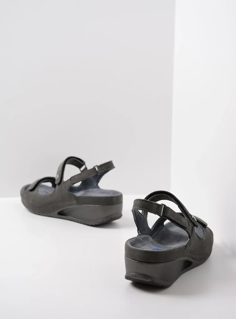 Wolky Sandalen 00425 Shallow 10200 grijs nubuck