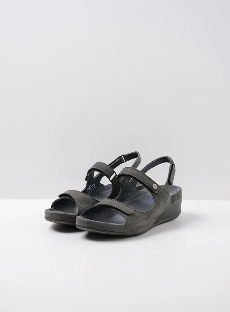 Wolky Sandalen 00425 Shallow 10200 grijs nubuck