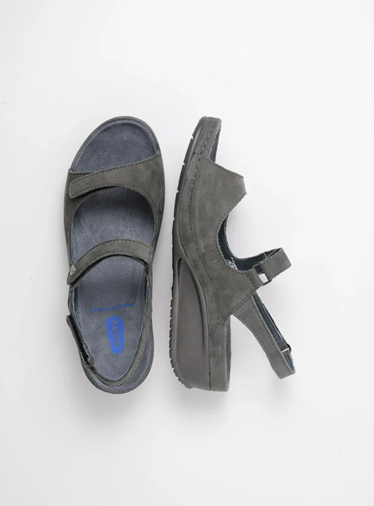 Wolky Sandalen 00425 Shallow 10200 grijs nubuck