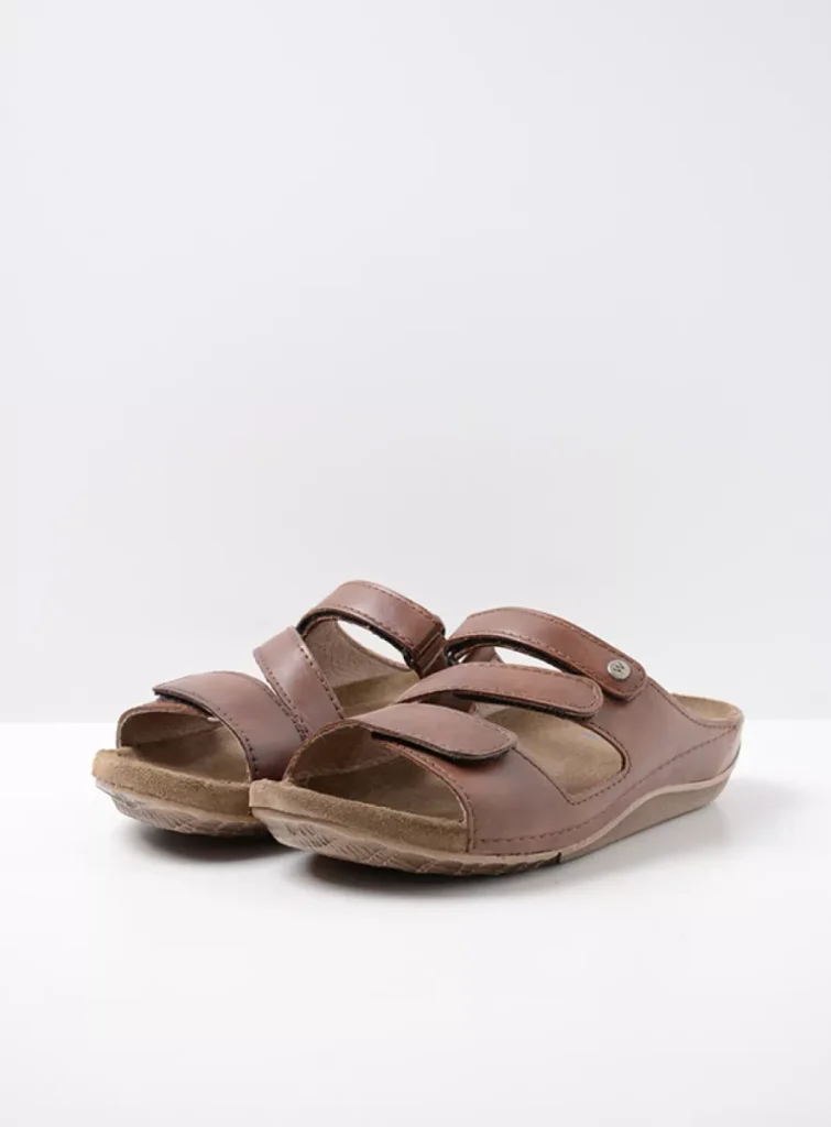 Wolky Slippers 00536 Jasper 50430 cognac leer