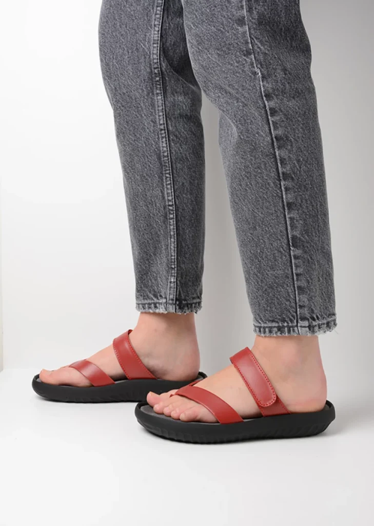 Wolky Slippers 00880 Tahiti 31500 rood leer