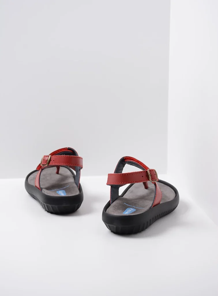 Wolky Sandalen 00882 Cebu 31500 rood leer