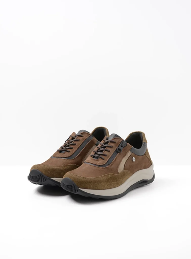 Wolky Sneakers 00975 Cupar 90151 taupe combi leer