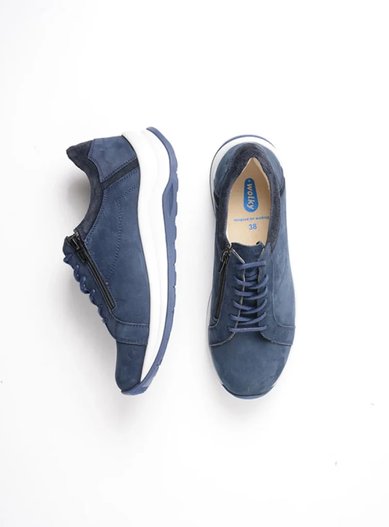 Wolky Veterschoenen 00980 Milton 11820 jeans nubuck