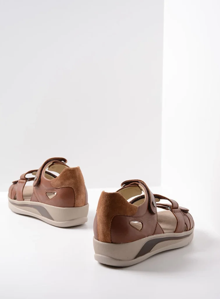 Wolky Sandalen 01055 Desh 30430 cognac leer