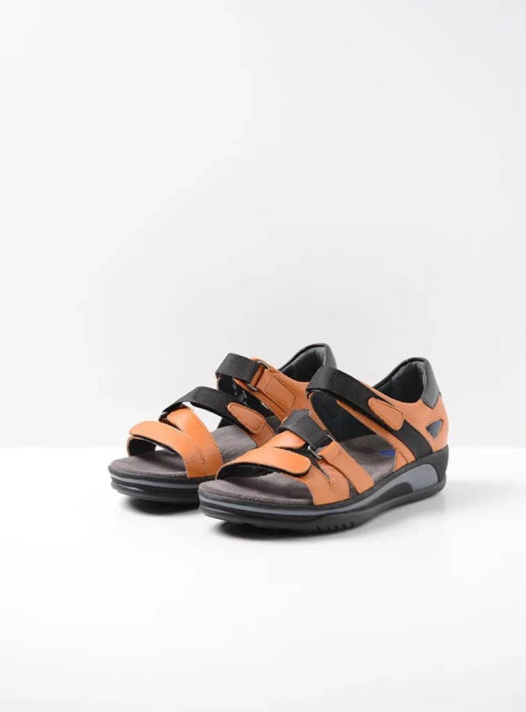 Wolky Sandalen 01055 Desh 30550 oranje leer