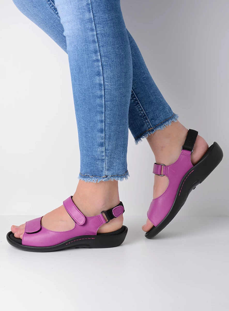 Wolky Sandalen 01300 Salvia 30660 fuchsia leer