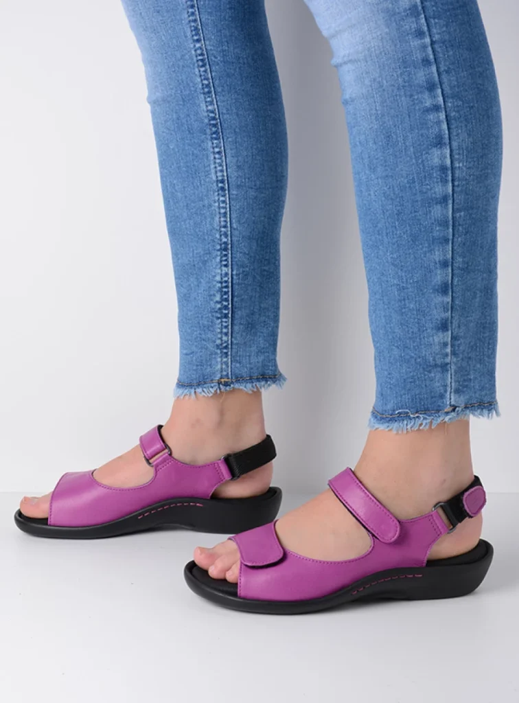 Wolky Sandalen 01300 Salvia 30660 fuchsia leer