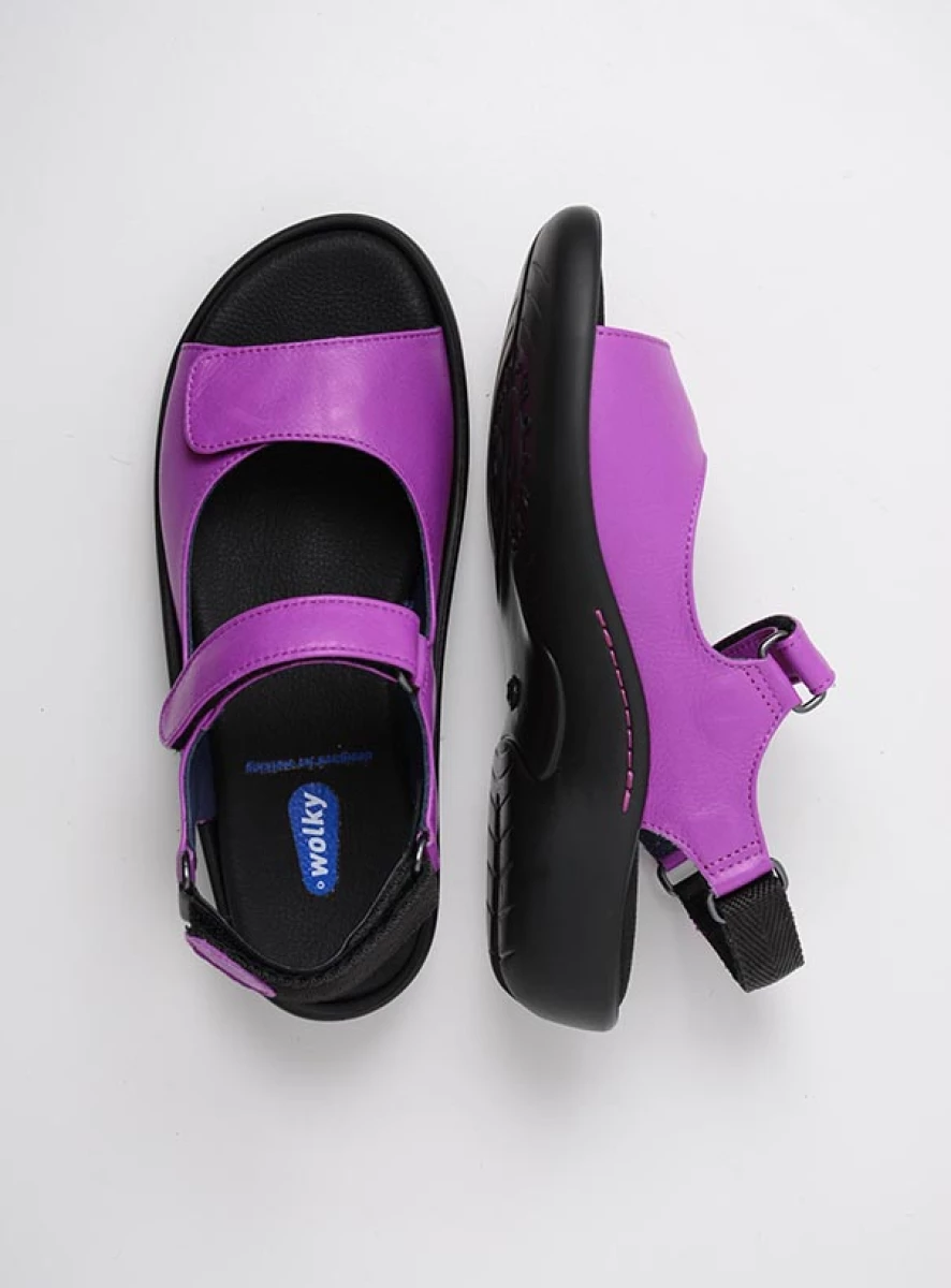 Wolky Sandalen 01300 Salvia 30660 fuchsia leer