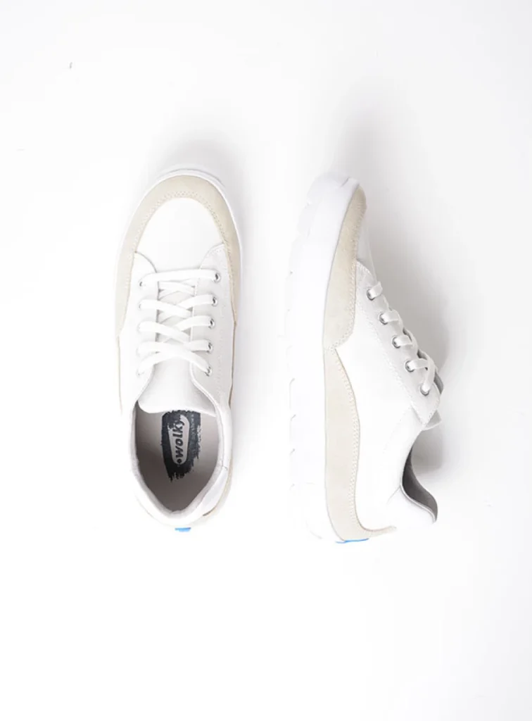 Wolky Sneakers 01425 Babati 94116 ijswit canvas/suede