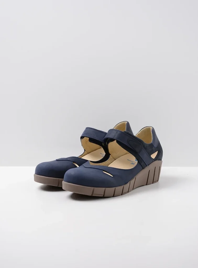 Wolky Bandschoenen 01783 Charlotte 10870 blauw zomer nubuck