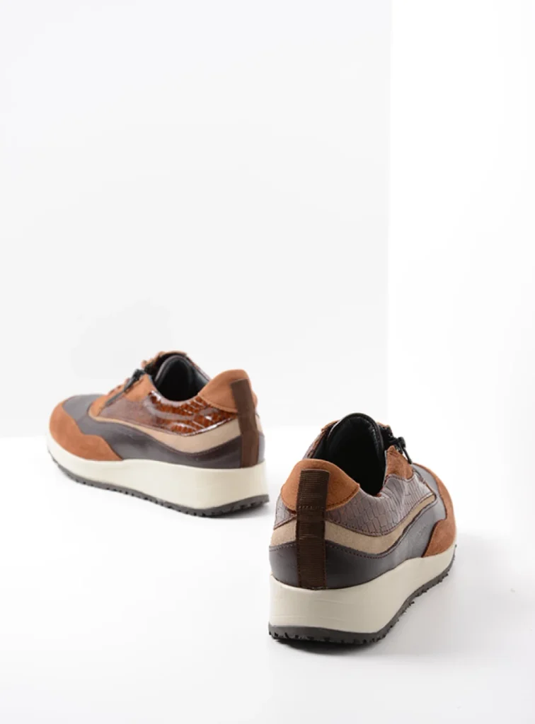 Wolky Sneakers 02278 Sprint 90431 cognac combi leer