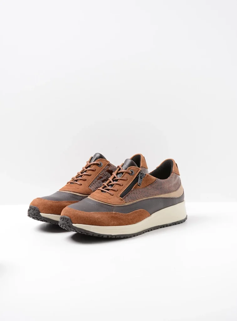 Wolky Sneakers 02278 Sprint 90431 cognac combi leer