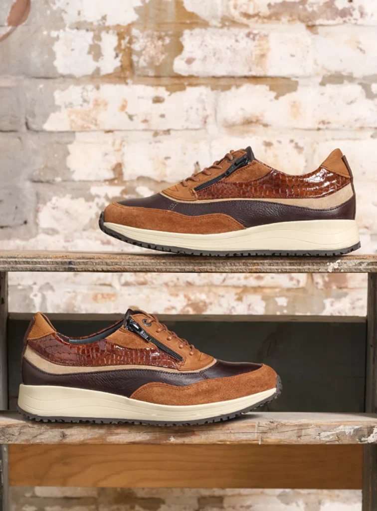 Wolky Sneakers 02278 Sprint 90431 cognac combi leer