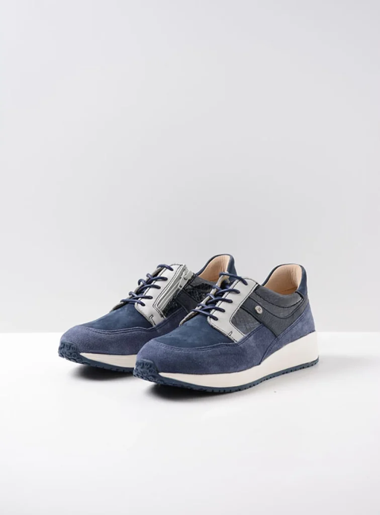 Wolky Veterschoenen 02279 Hammer 91820 denim combi leer