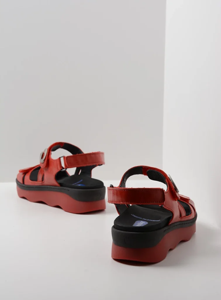 Wolky Sandalen 02350 Medusa 33500 rood leer