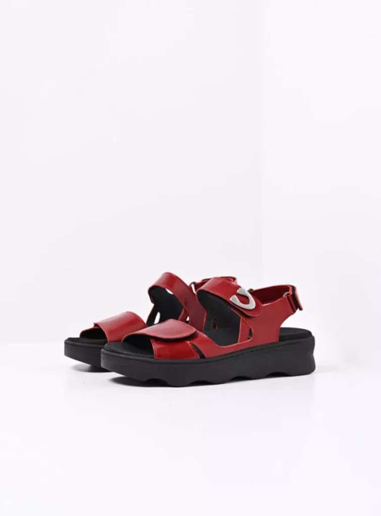 Wolky Sandalen 02350 Medusa 33530 bordeauxrood leer