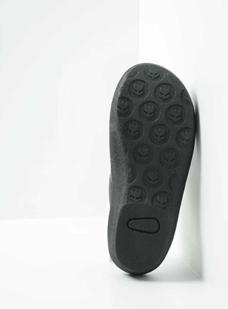 Wolky Slippers 03201 Nassau 30000 zwart leer