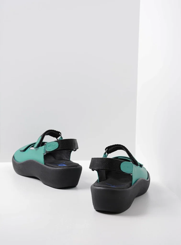 Wolky Sandalen 03204 Jewel 34760 turquoise leer