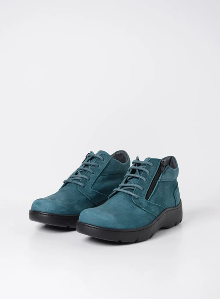 Wolky Veterschoenen 03257 Annemarie XW 11880 petrol nubuck