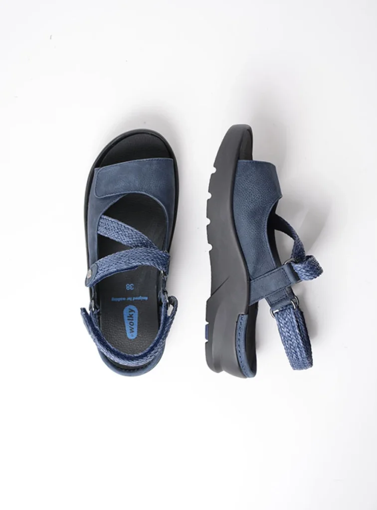 Wolky Sandalen 03925 Lisse 11821 denim nubuck