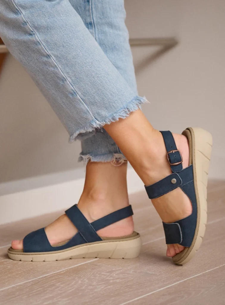 Wolky Sandalen 04104 Santorini 11820 denim nubuck