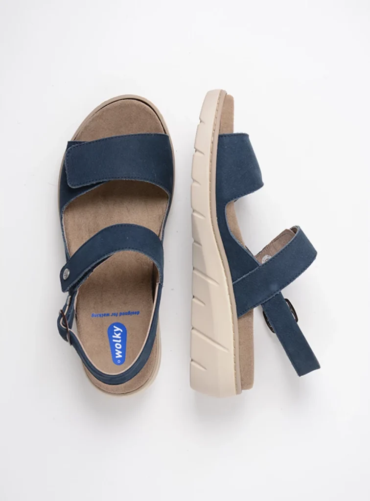 Wolky Sandalen 04104 Santorini 11820 denim nubuck