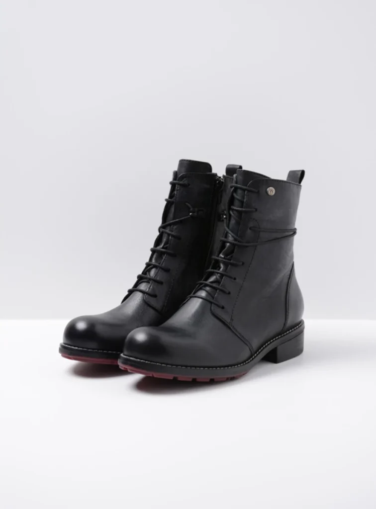 Wolky Enkellaarsjes en boots 04444 Murray XW 20000 zwart leer