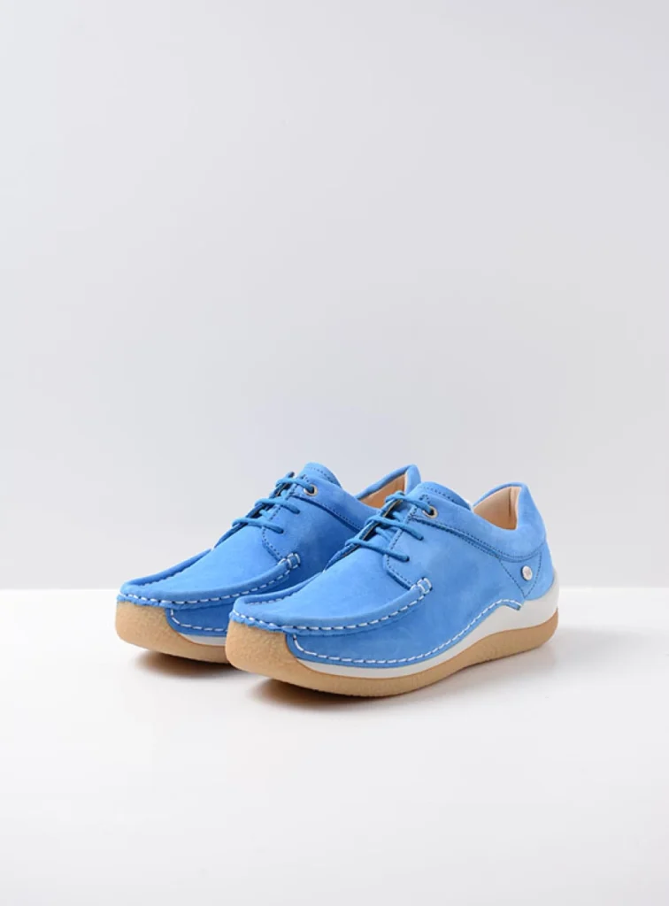 Wolky Sneakers 04525 Celebration 10815 hemelsblauw nubuck