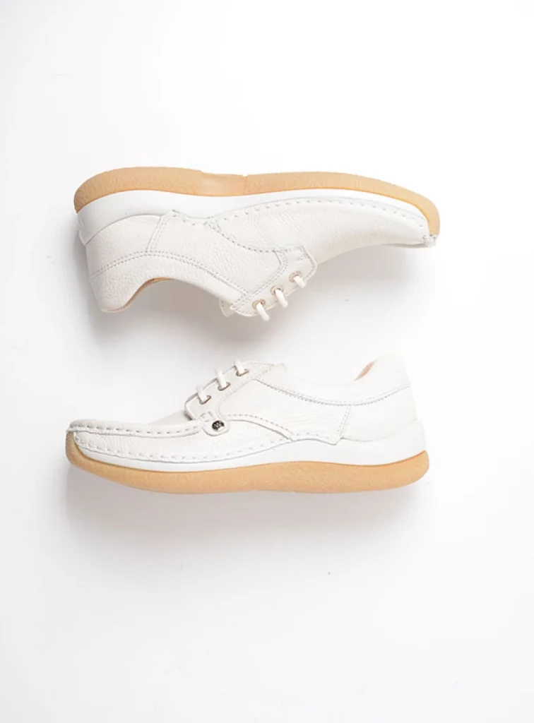 Wolky Veterschoenen 04527 Taranta 71120 creme wit leer