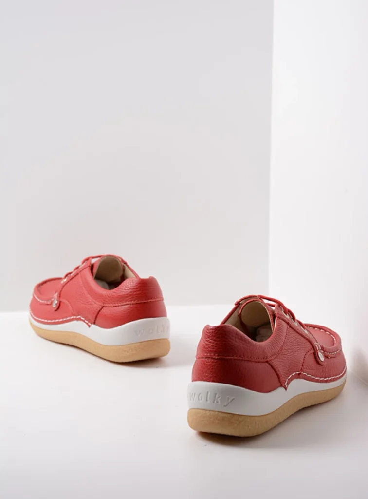 Wolky Sneakers 04527 Taranta 71570 rood leer