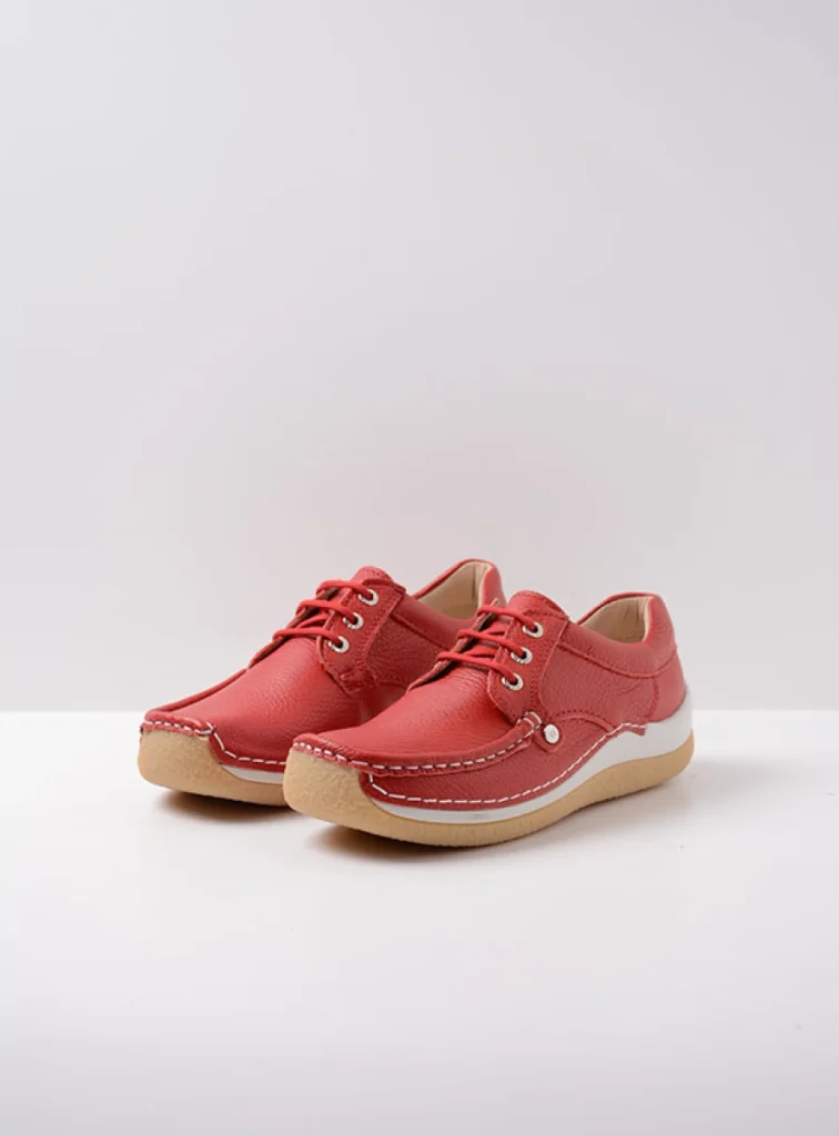 Wolky Sneakers 04527 Taranta 71570 rood leer