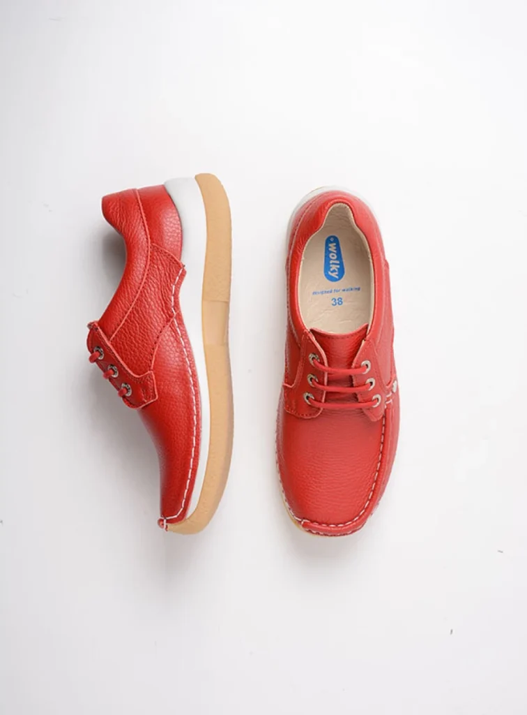 Wolky Sneakers 04527 Taranta 71570 rood leer