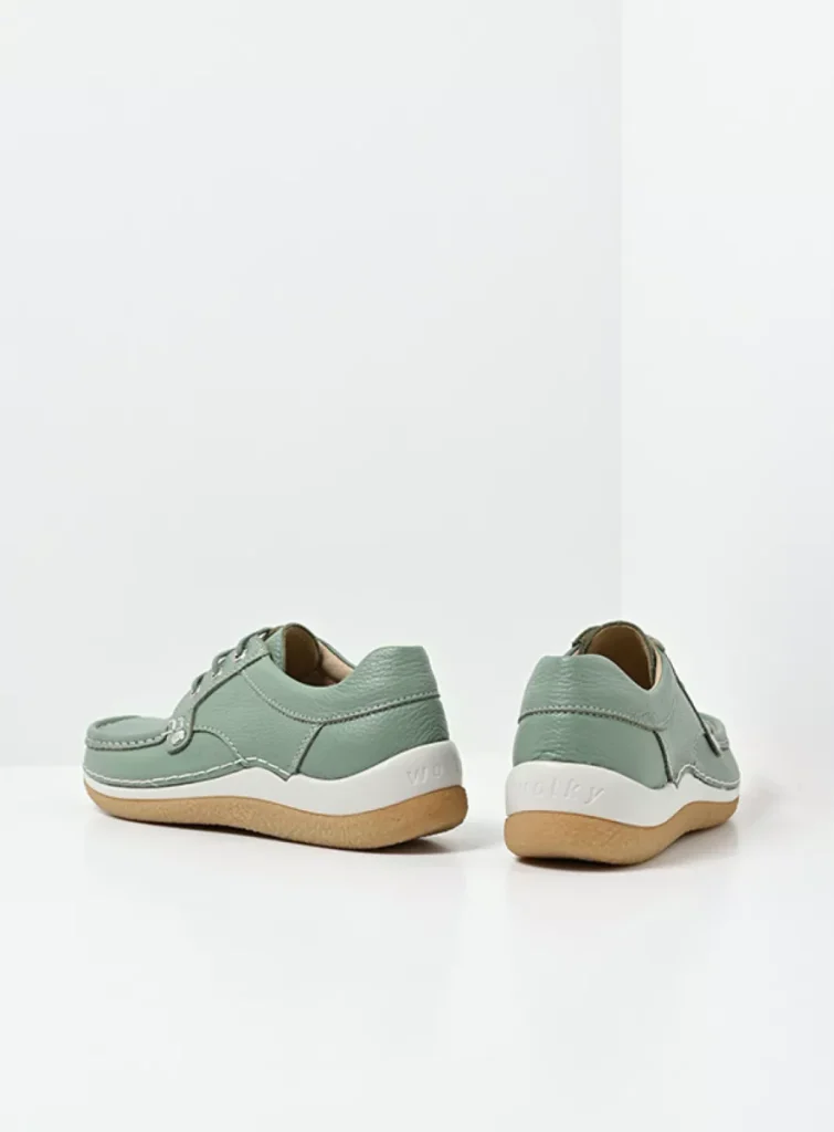 Wolky Sneakers 04527 Taranta 71701 saliegroen leer