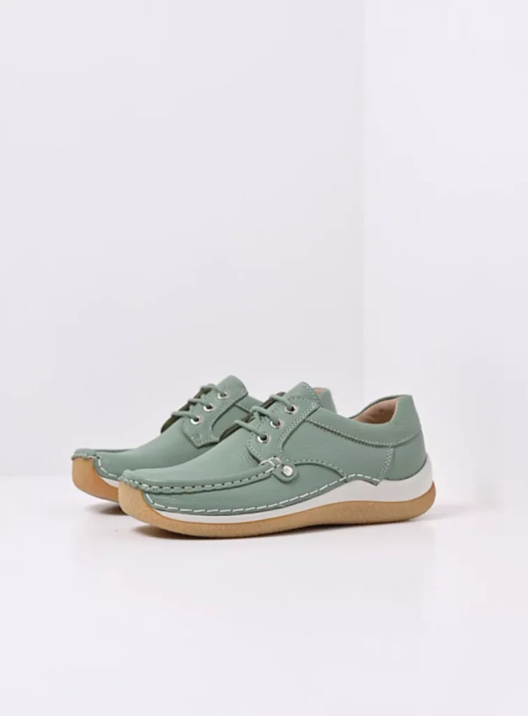 Wolky Sneakers 04527 Taranta 71701 saliegroen leer