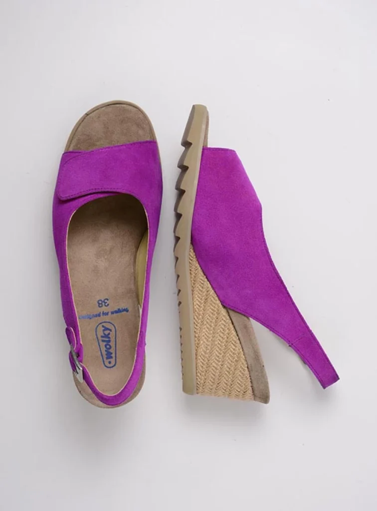 Wolky Sandalen 04680 Murcia 40660 fuchsia suede