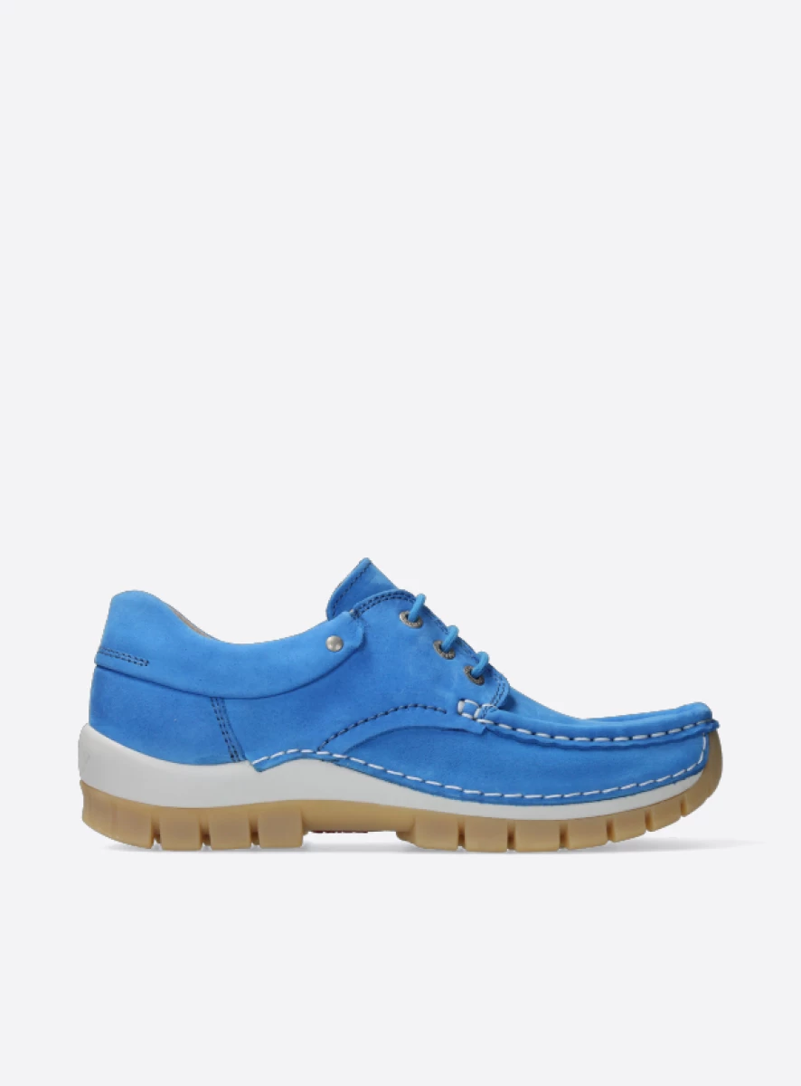 Wolky Veterschoenen 04701 Fly Summer 10815 hemelsblauw nubuck