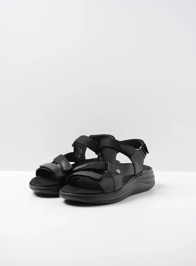 Wolky Sandalen 05650 Cirro 30000 zwart leer