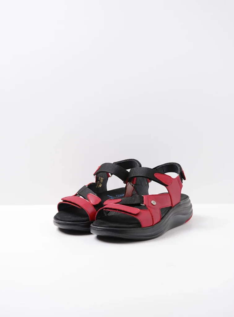 Wolky Sandalen 05650 Cirro 30500 rood leer