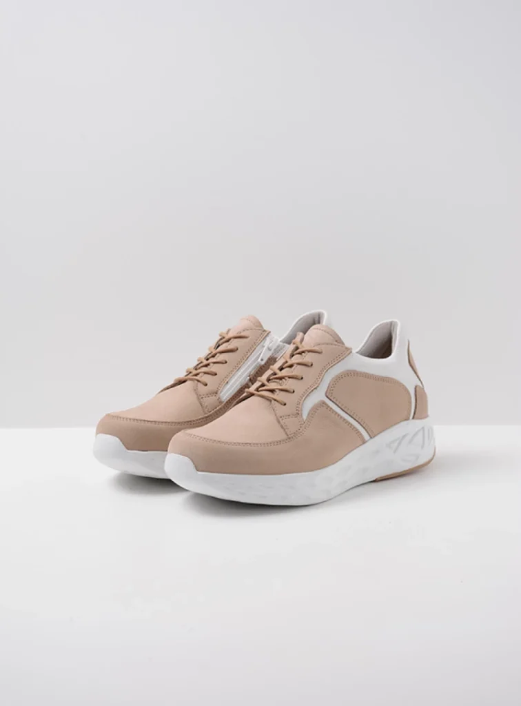 Wolky Sneakers 05700 Bounce 11390 beige-wit nubuck