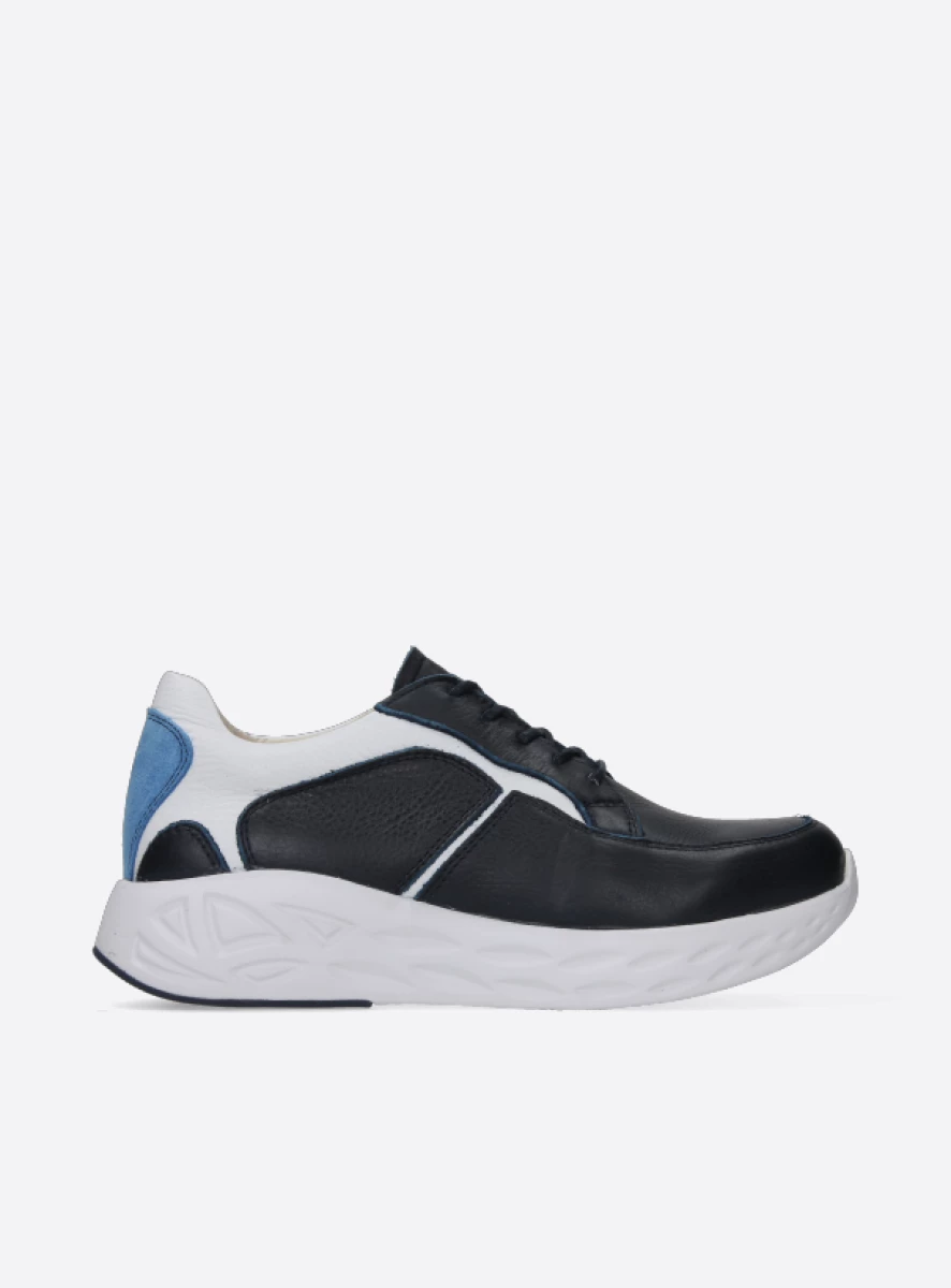 Wolky Sneakers 05700 Bounce 91821 wit/blauw combi leer