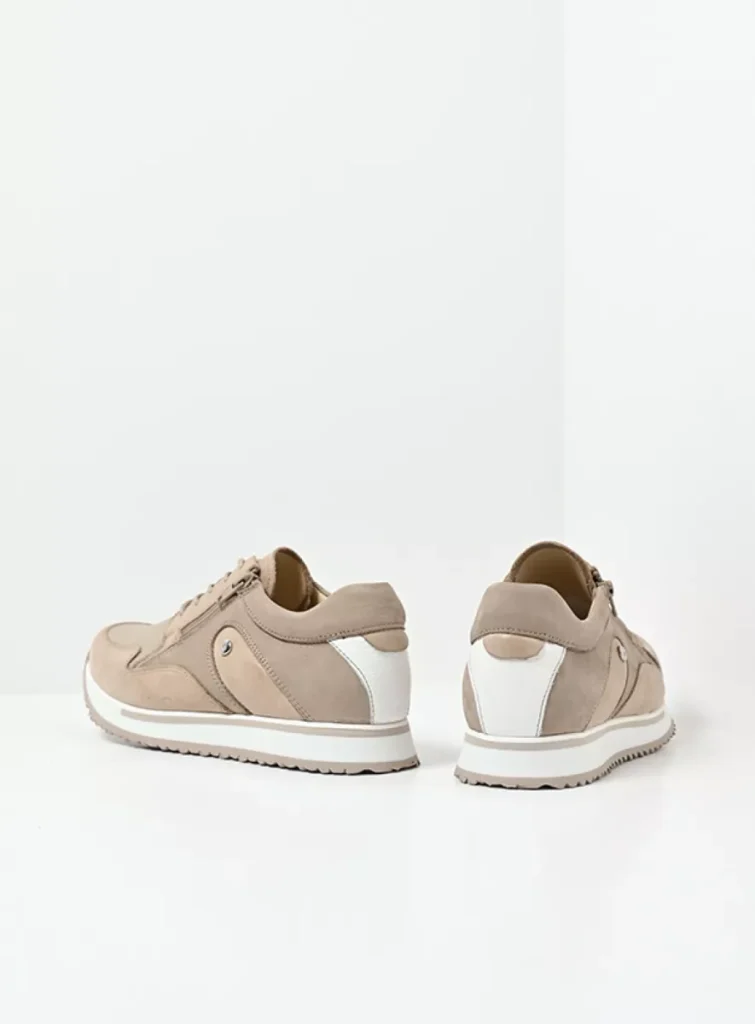 Wolky Sneakers 05812 e-Go S2F 90390 beige stretch/leer combi