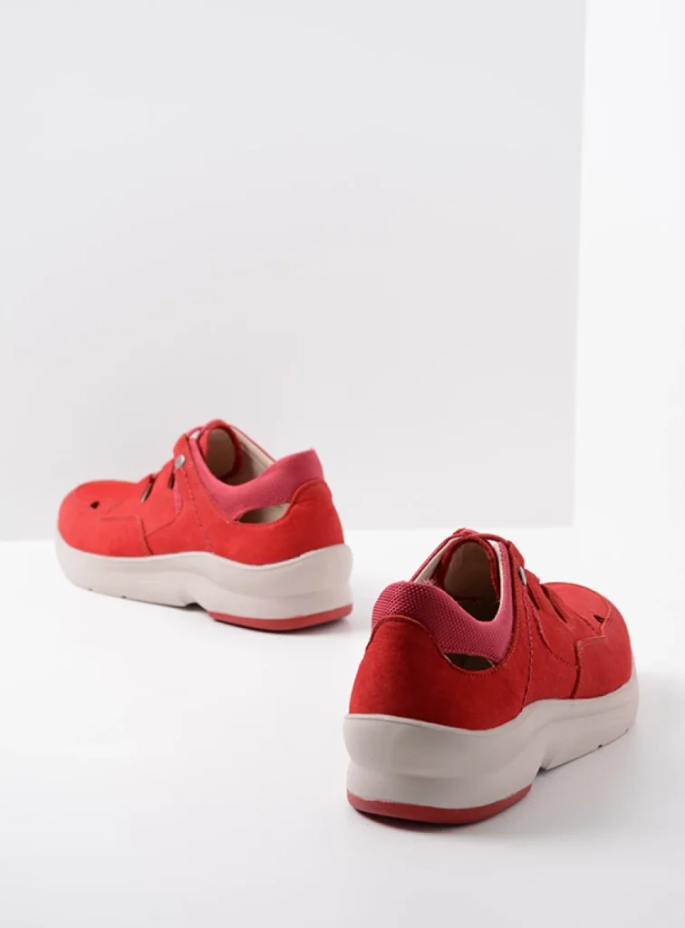 Wolky Veterschoenen 05894 Galena 11570 rood nubuck