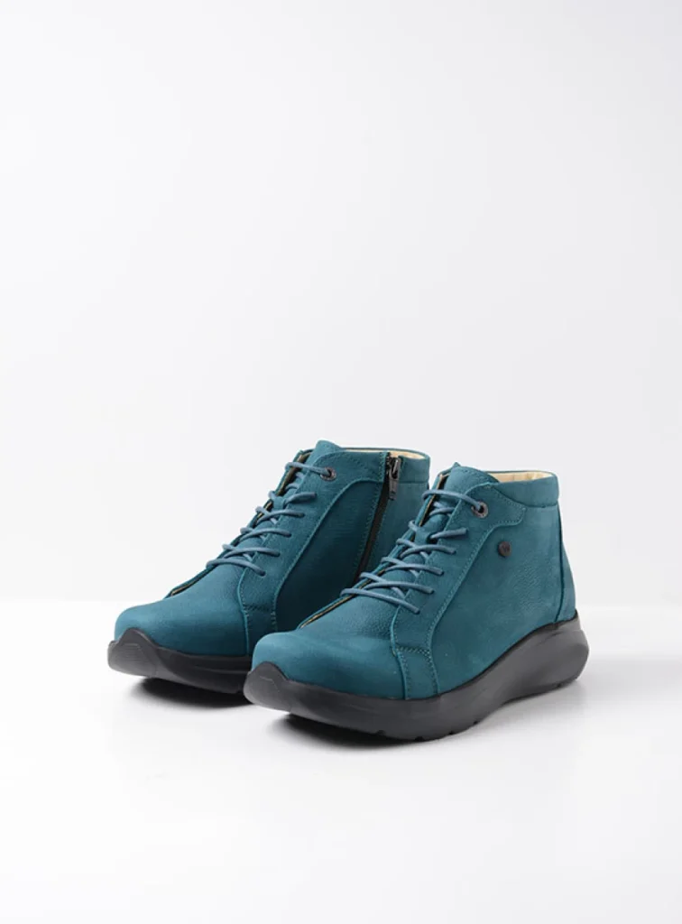 Wolky Veterschoenen 05930 Lima 11880 petrol nubuck