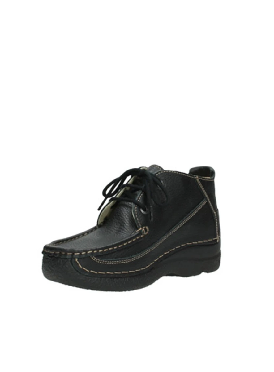 Wolky Comfortschoenen 06200 Roll Moc 70000 zwart leer