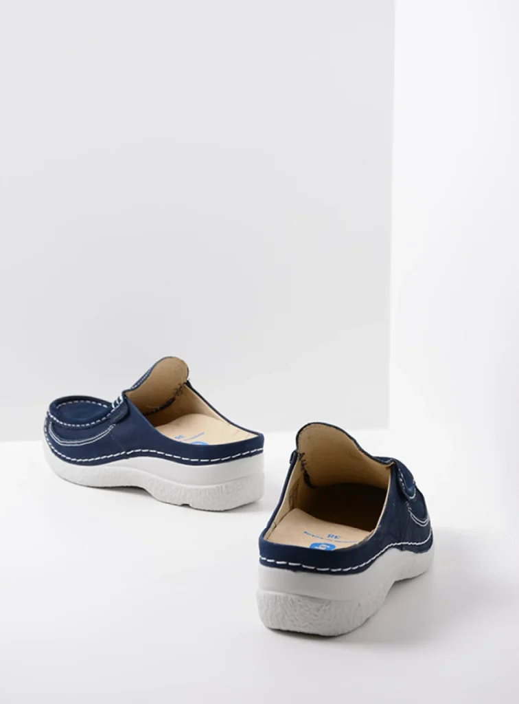 Wolky Klompen 06202 Roll Slide 11820 denim nubuck