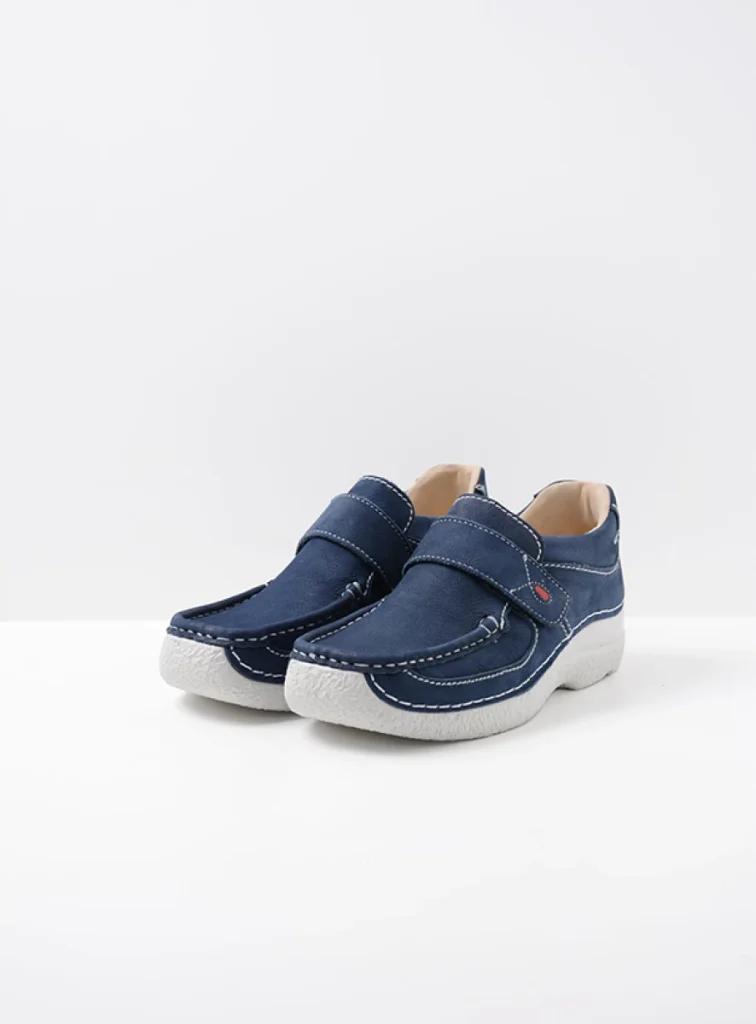 Wolky Bandschoenen 06221 Roll Strap 11820 denim nubuck