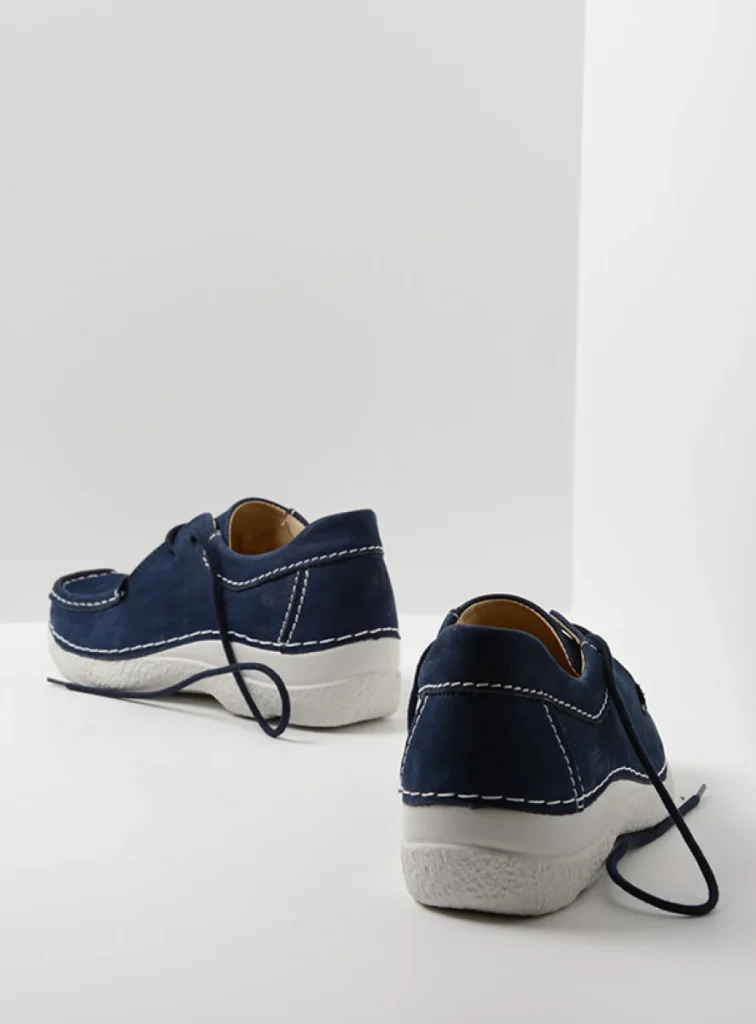 Wolky Lage veterschoenen 06252 Seamy Shoe 11820 denim nubuck