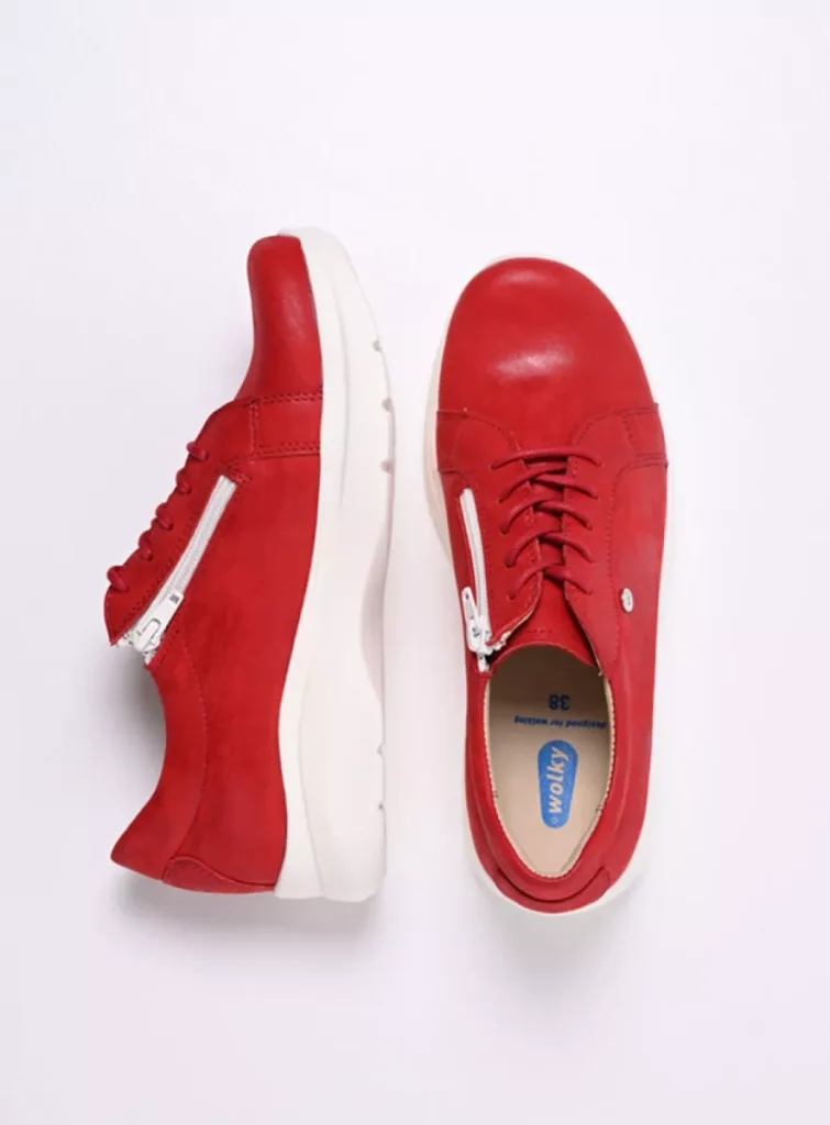 Wolky Sneakers 06401 Blitz 36570 rood effectleer