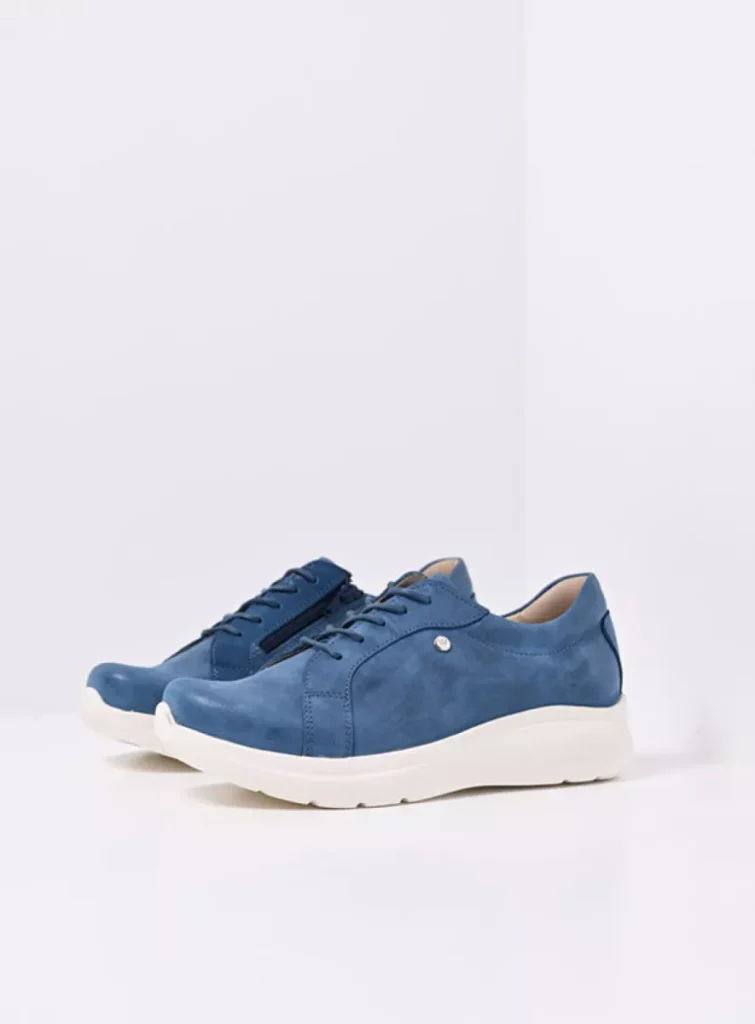 Wolky Sneakers 06401 Blitz 36804 blauw effectleer